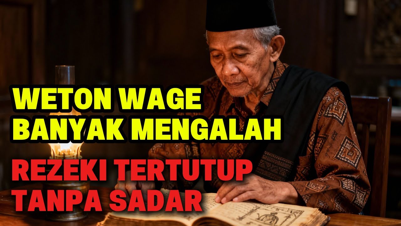 Pantangan Paling Berbahaya WETON WAGE Jarang Dibahas Leluhur