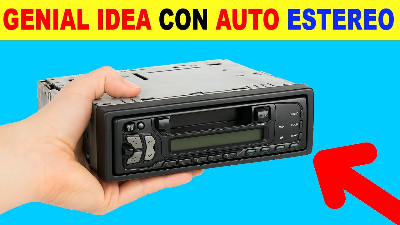 Antes de Tirar Tu Viejo AUTO ESTEREO Mira Este Video!