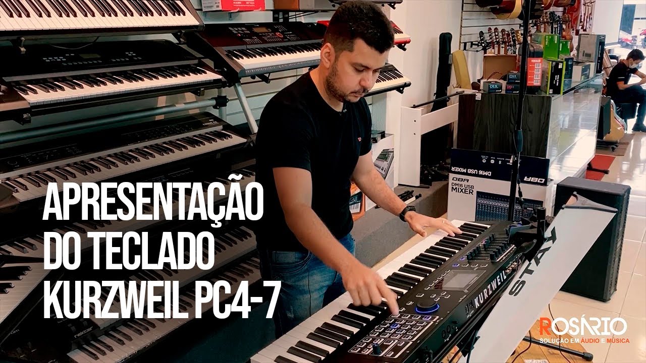 Teclado sintetizador Kurzweil PC4 7