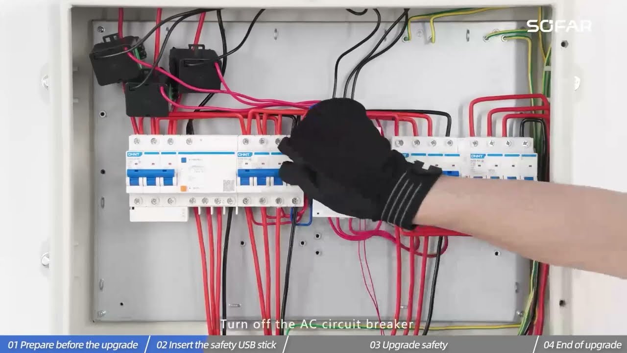 SOFAR HYD 5 20KTL 3PH Local Upgrade Inverter Safety Instruction Video