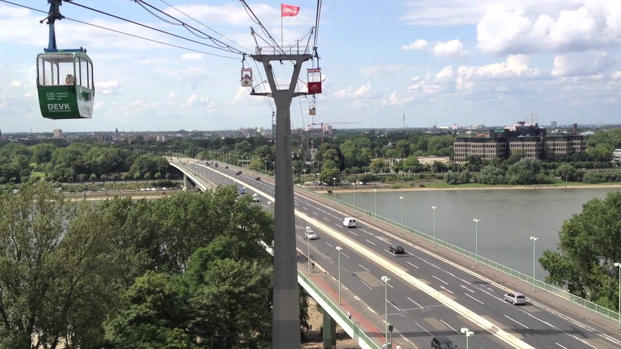 Seilbahn Köln - mit fahrt in Full HD 1080p mit iPhone 4s