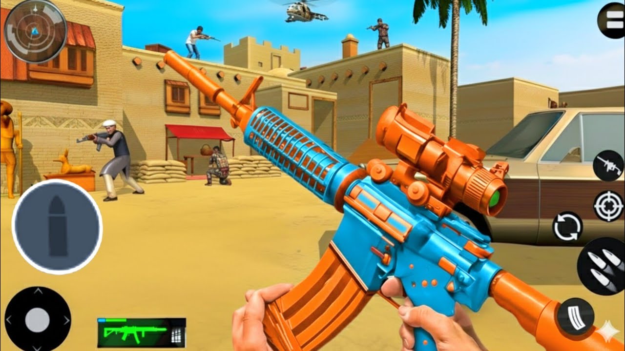 Anti-Terrorist Combat Mission Survival MissionFPS Shooting🪂#2026 Android GamePlay #4