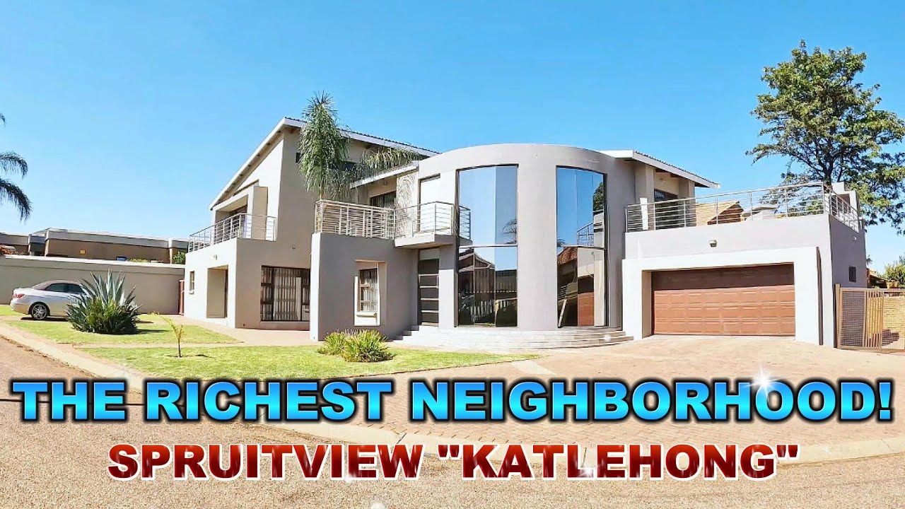 EXPENSIVE NEIGHBORHOOD IN KATLEHONG | THE RICH SUBURB "SPRUITVIEW" SOUTH AFRICA | 4K