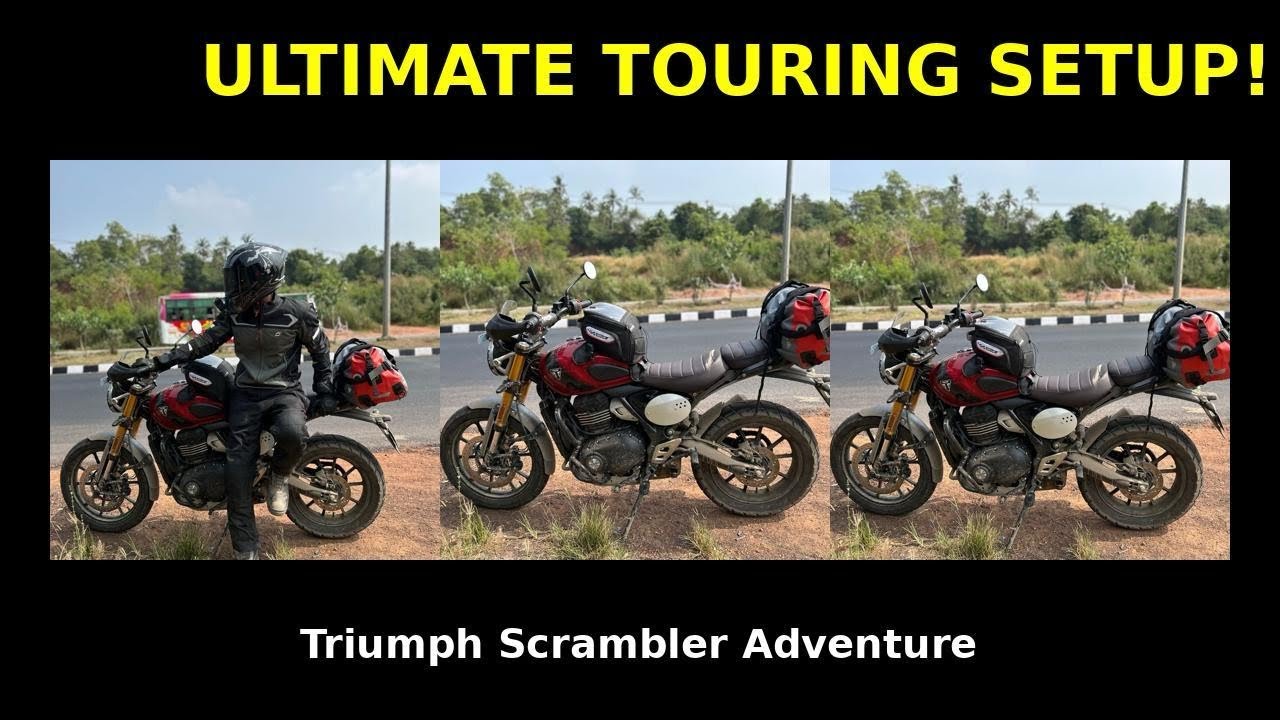 Ultimate Touring Setup for the Triumph Scrambler 400X  #triumphscrambler #viaterra #touring