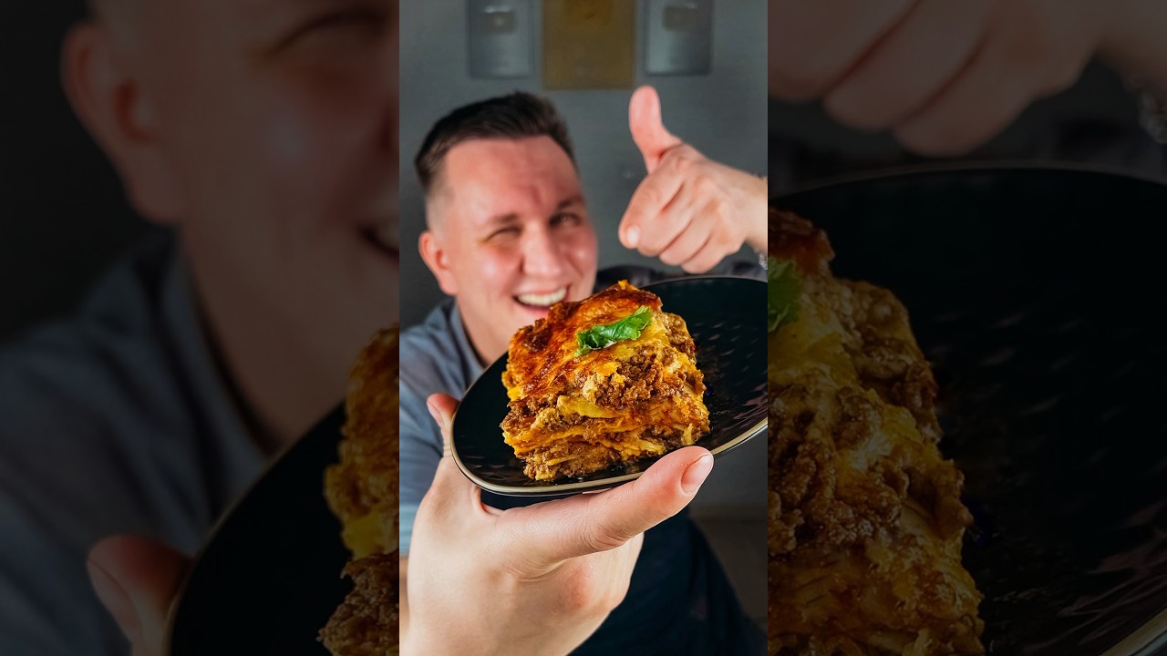 НАСТОЯЩАЯ ЛАЗАНЬЯ🔥Рецепт описании! #нефтяникнакухне #рецепты #готовимдома #шефмарат #лазанья #еда