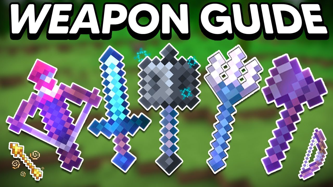Ultimate Minecraft 1.21 Weapons Guide - (Mace, Sword, Bow, Axe, Trident & Crossbow Explained)