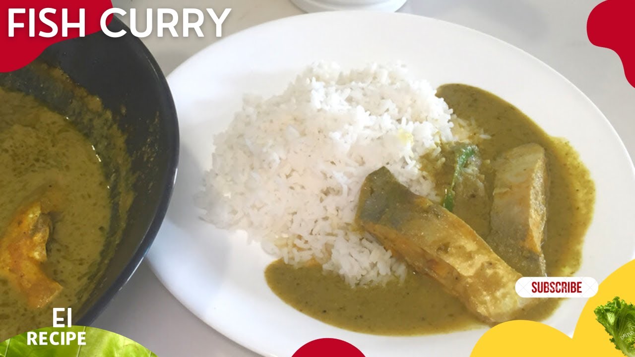 Pomfret Green Curry Recipe | Pomfret Green Masala Curry Recipe |Pomfret Green Curry