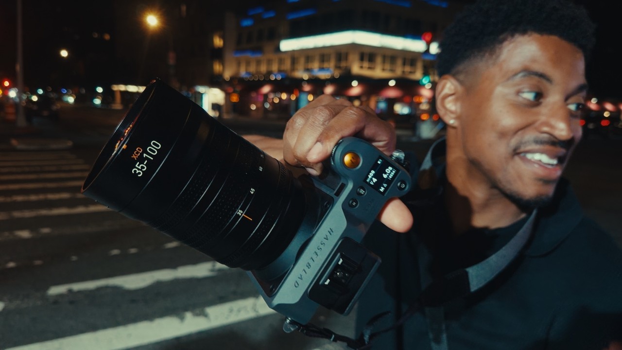 Hasselblad X2D II ночью
