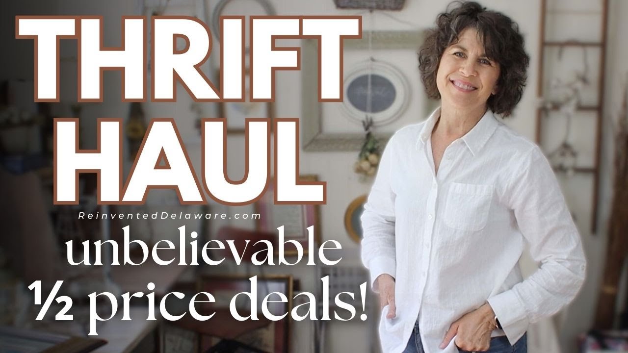 🤯 HUGE 1/2 PRICE THRIFT HAUL! You Won't Believe What I Found!