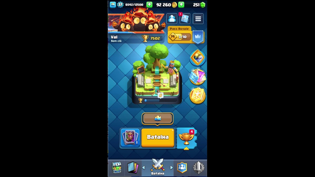 PUSHANDO PRA 8K NO CLASH ROYALE LIVE 3