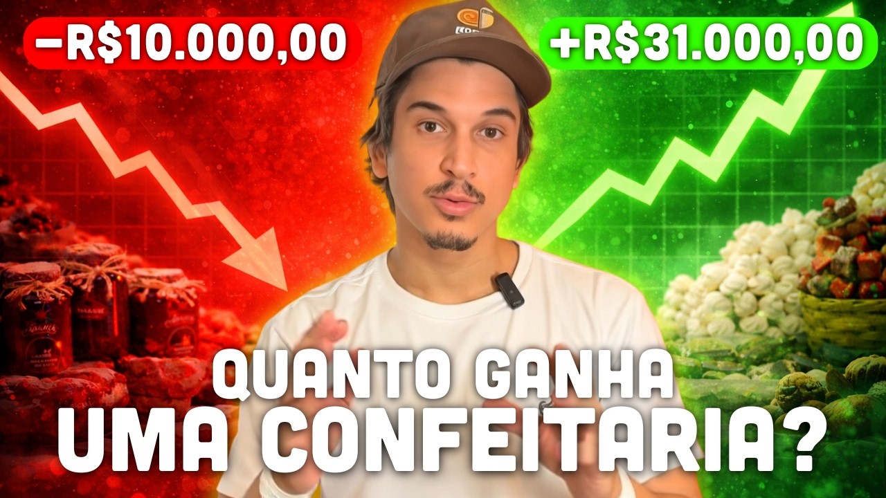 QUANTO DINHEIRO DA PRA FAZER COM UMA CONFEITARIA?
