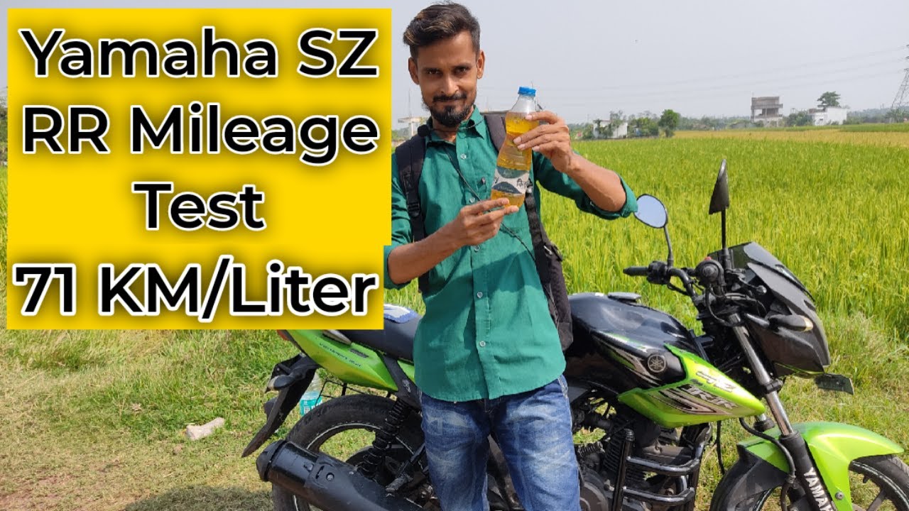 Yamaha SZ RR V2 mileage test