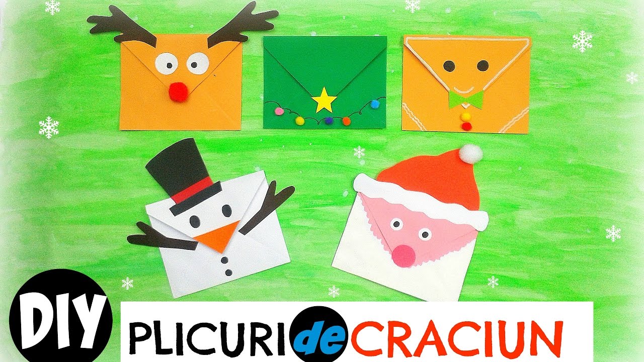 DIY Plicuri de Craciun - Idei creative de Craciun | Cadouri pentru cei dragi