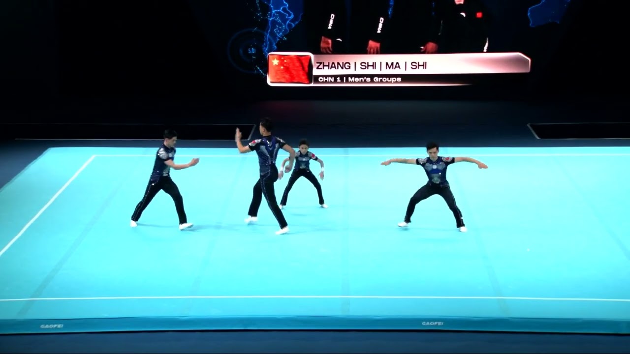 China (CHN) - 2024 Acrobatic Worlds, Guimaraes (POR) Dynamic Qualification  Men's Group