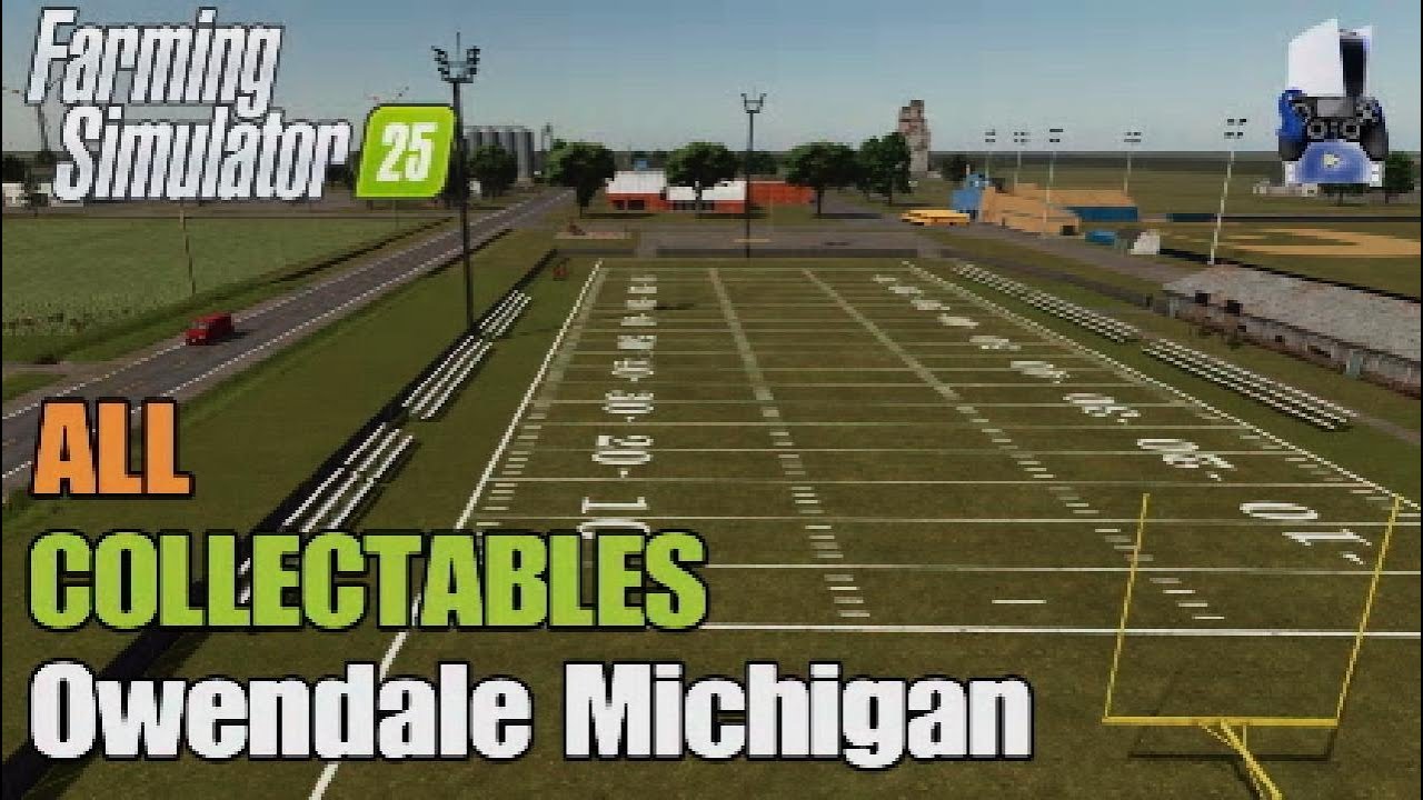 Collectables Owendale Michigan | FS25 | Console | Earn extra money | All 25 Collectables