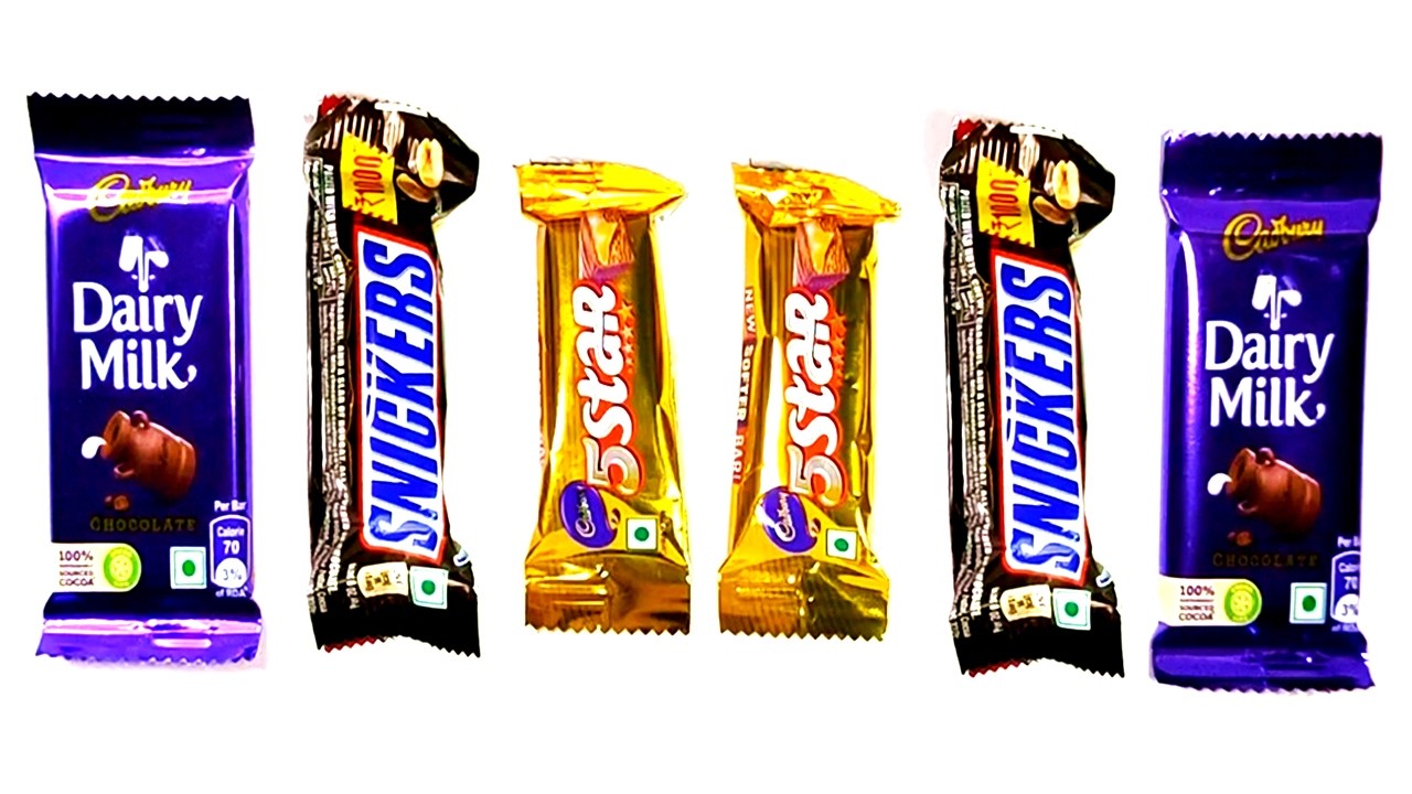 Satisfying Chocolate ASMR Unboxing 🍫 Dairy Milk, Snickers, 5 Star & Lots of Candies