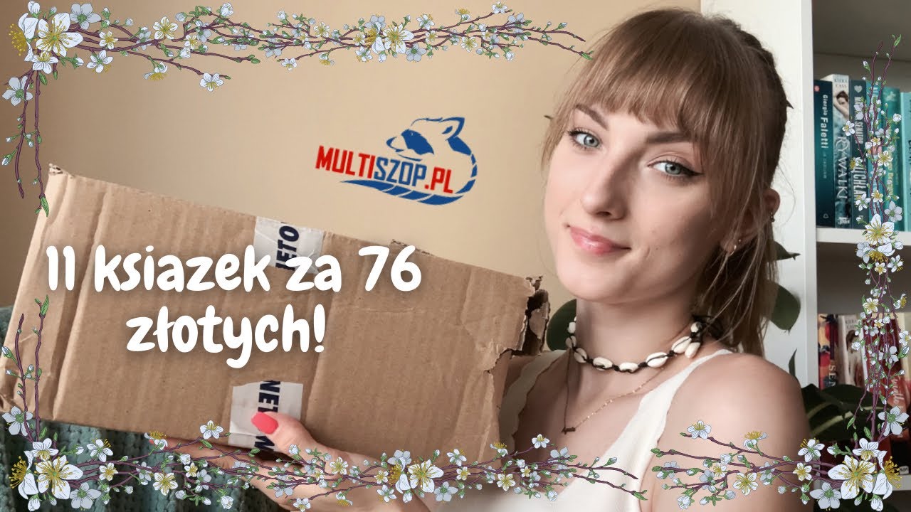 11 książek za 76 złotych! 📚 Unboxing paczki z multiszopu 🥰