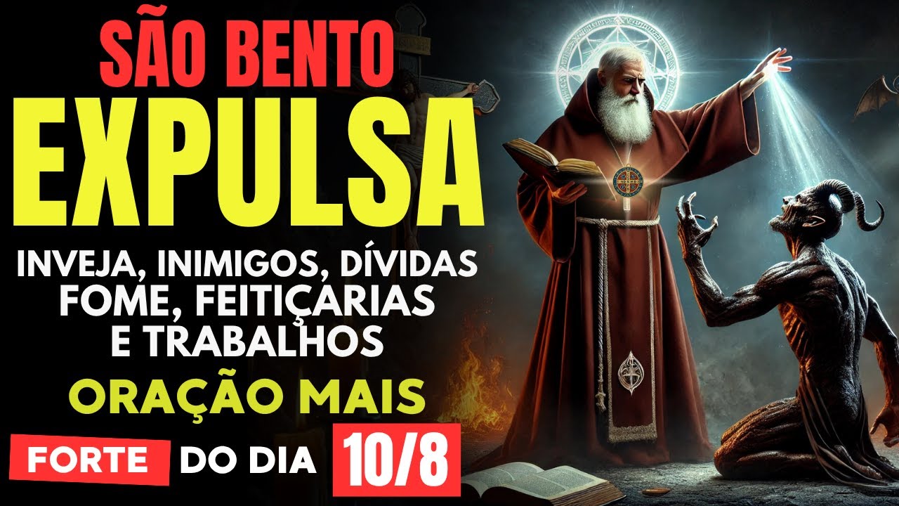 SÃO BENTO Expulsa TODO o MAL! 🙏 Reze ESTA ORAÇÃO e Sinta a TRANSFORMAÇÃO Divina!