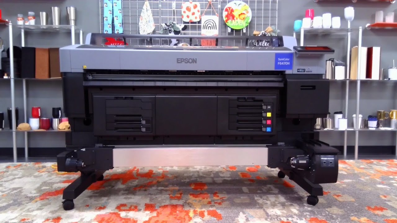 Epson SureColor F6470 Sublimation Printer Setup