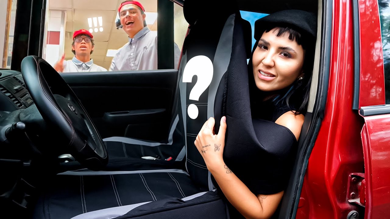 BROMA DEL CONDUCTOR INVISIBLE A DRIVE THRU 🤣