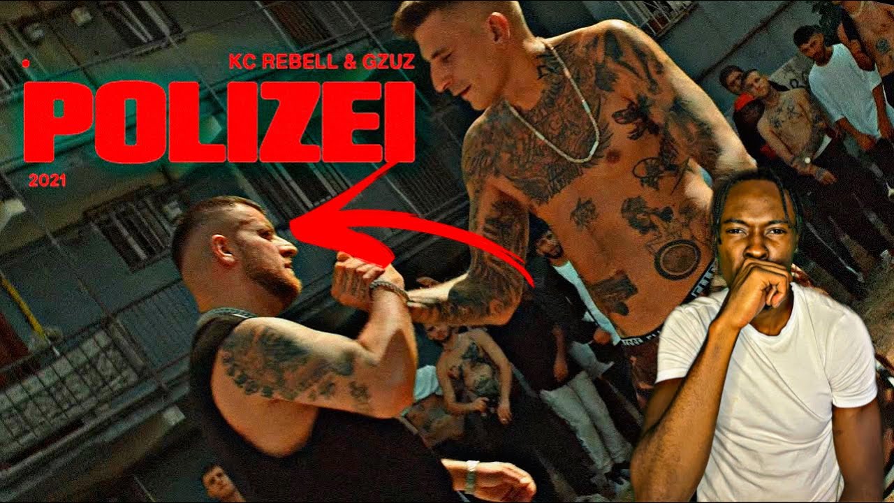 AMERICAN REACTS TO GERMAN RAP | kc rebell x gzuz - polizei (prod. by clay, prodycem)