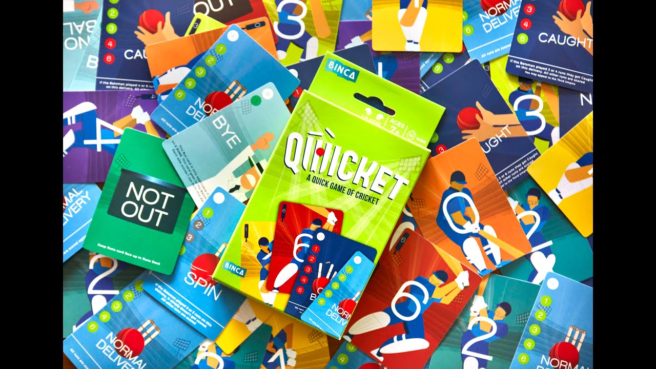 How to play Qwicket? A quick card game of Cricket by Binca Games