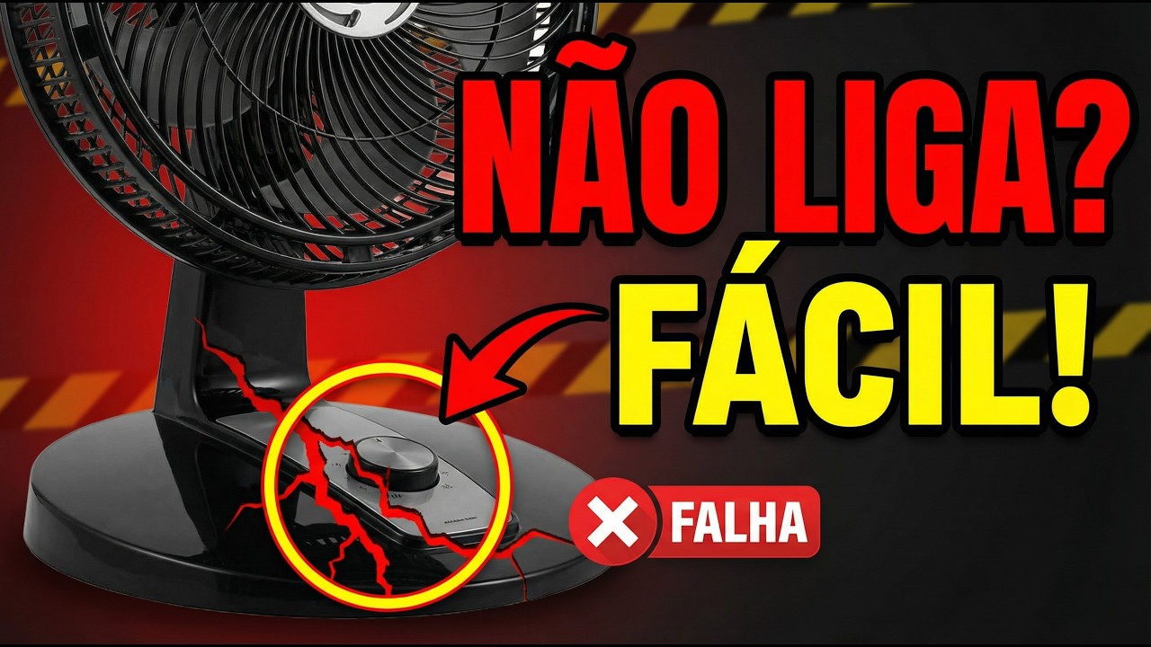 VENTILADOR NÃO LIGA? Descubra o Defeito Mais Comum!