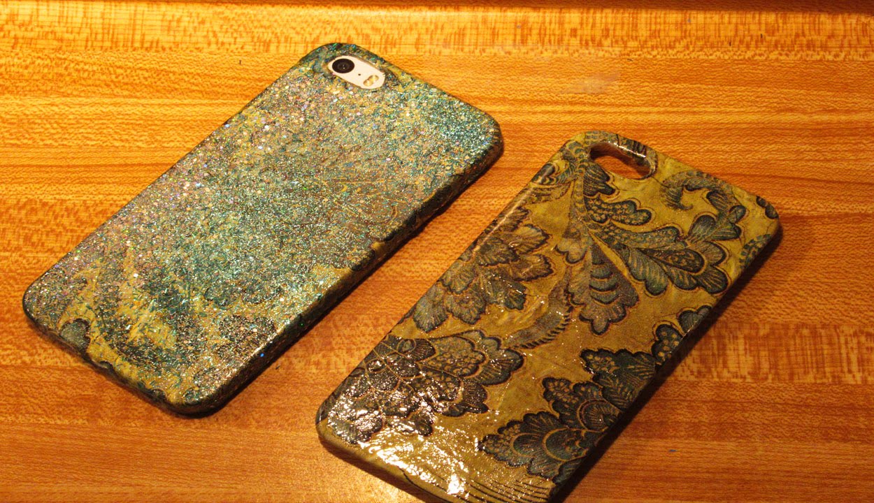 DIY Simple Decoupage Cell Phone Smartphone case