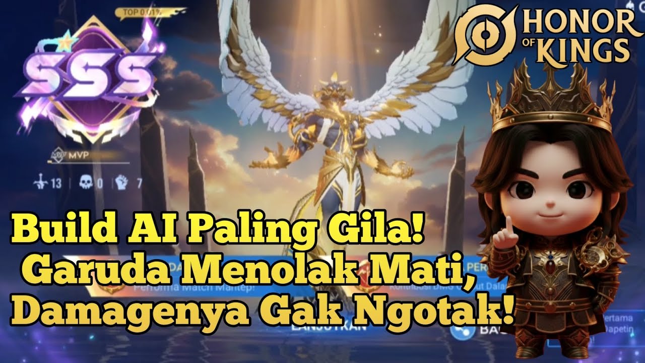 Ngetes Build Garuda Hasil Saran AI... Ternyata Beneran Broken?! | Honor of Kings 
