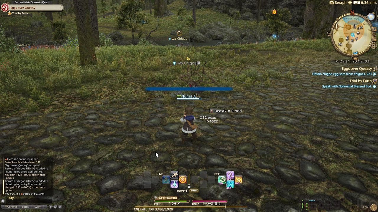 Final Fantasy XIV (Free Trial Edition) - Conjurer Gameplay -  E2