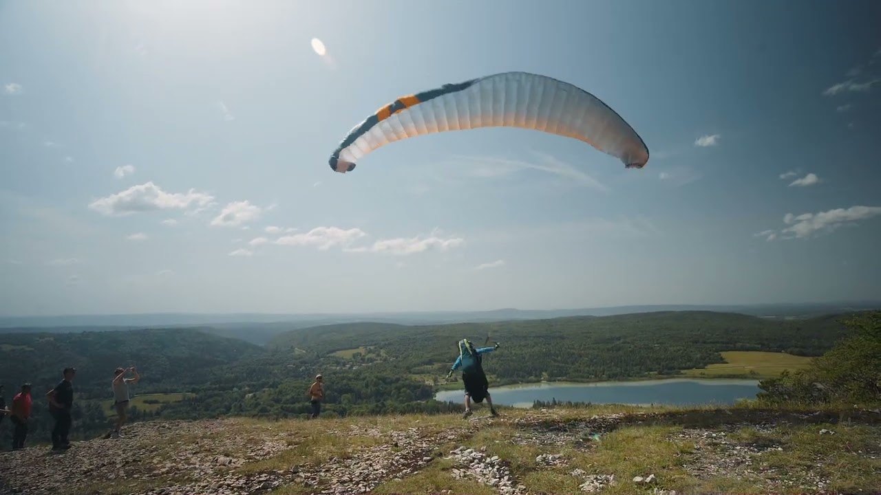Parapente au Pic de l'aigle - Jura, juin 2022