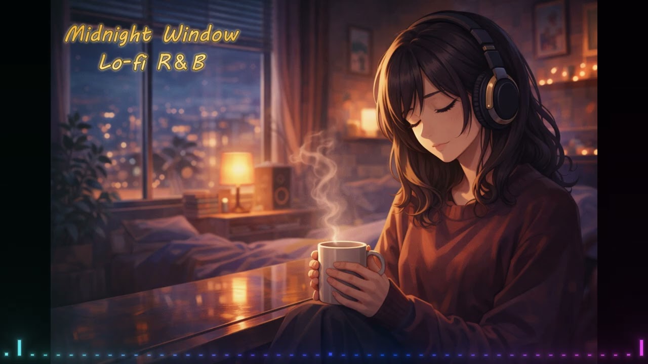 【作業用BGM】【睡眠導入】Midnight Window Lo-fi R＆B