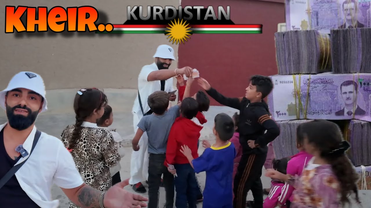 Kinder glücklich machen in Tirbespiyê Syrien | Rami.K X BasnasKüche 