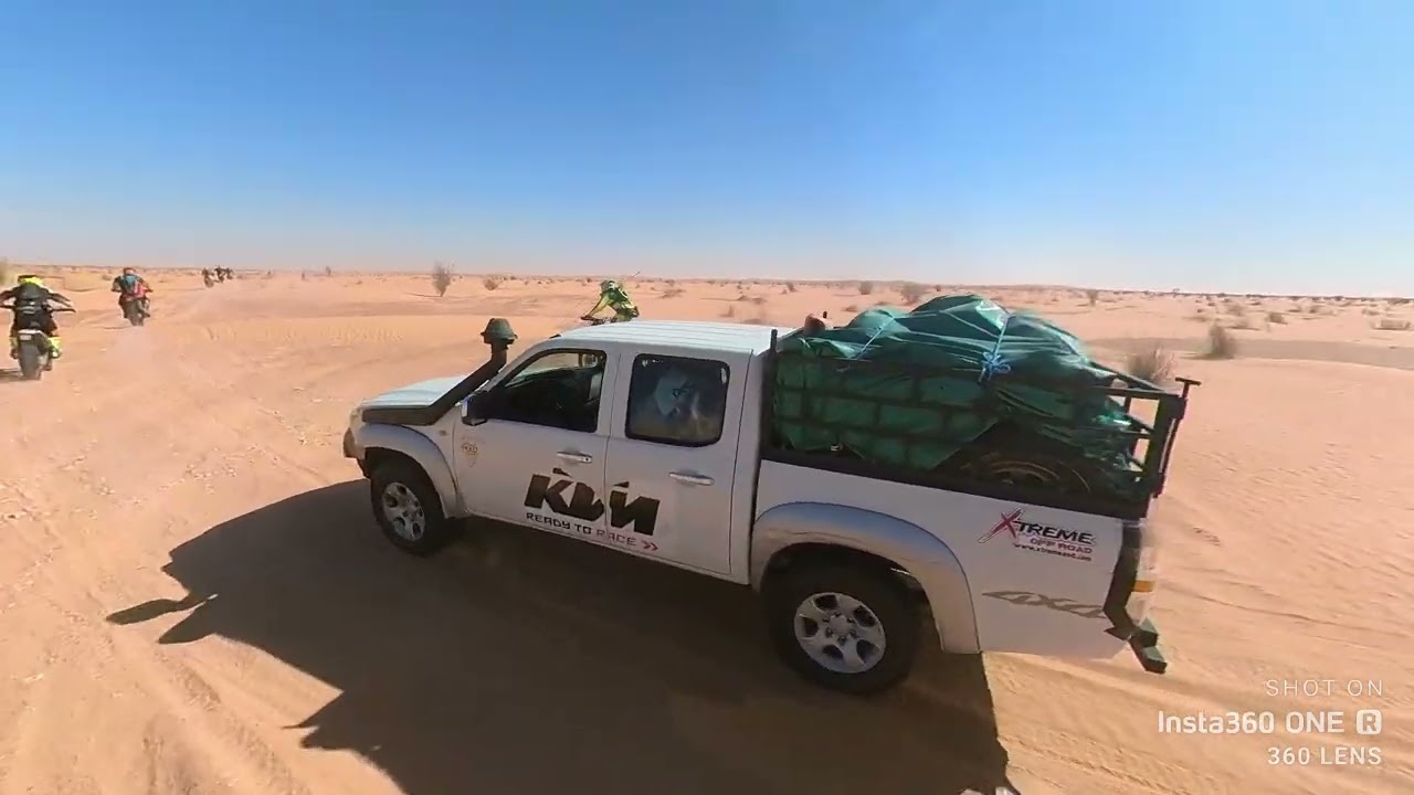 Tunisia on sand with Sherco 300 4-stroke