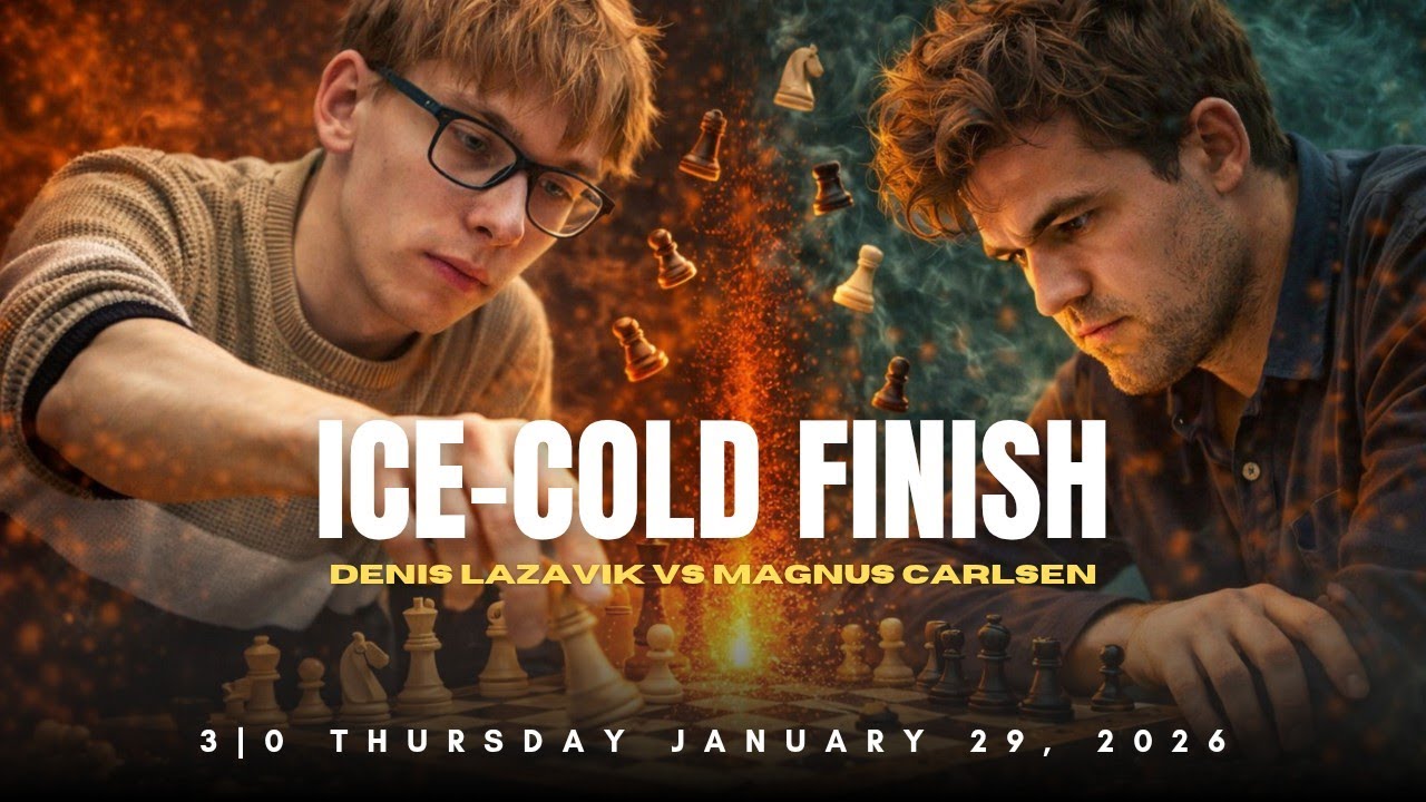 Denis Lazavik vs Magnus Carlsen ❗ Ice-Cold Blitz Win ❗ 3|0 Thursday 2026