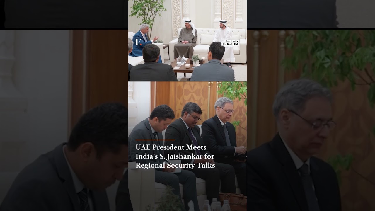 UAE President Meets India&rsquo;s S. Jaishankar for Regional Security Talks | N18G