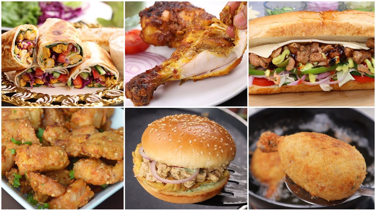 6 Easy Chicken Recipes by (YES I CAN COOK)
