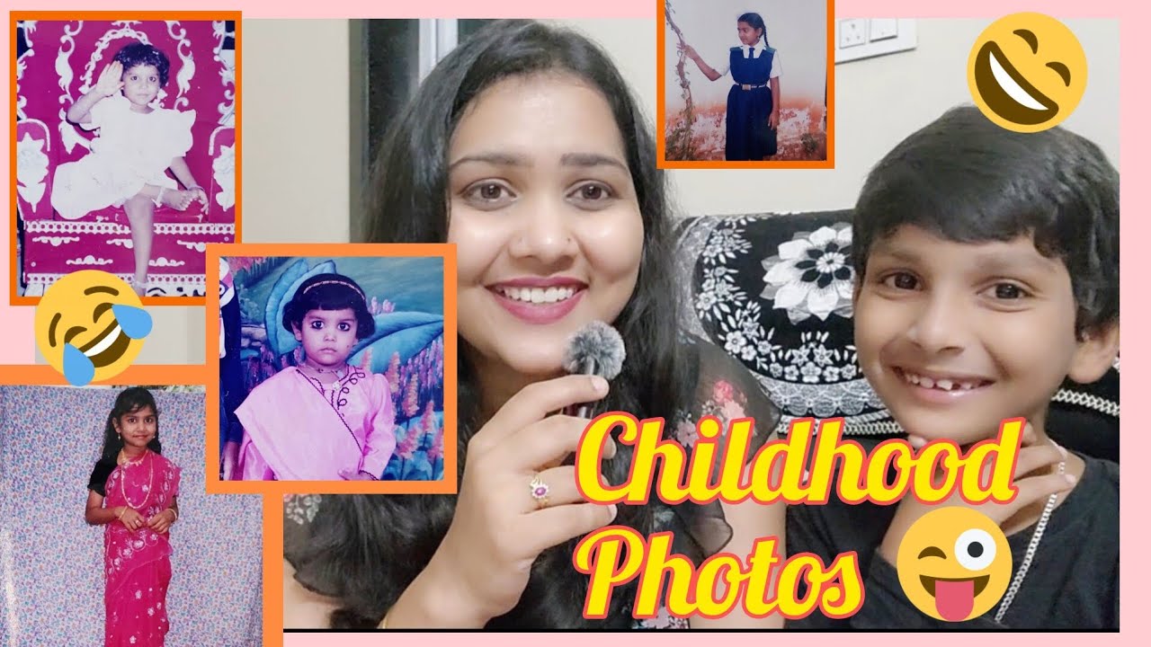 Reacting🤣 to my childhood photos & tiktok video😂 