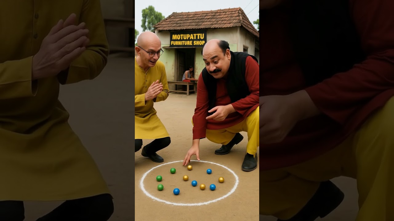 The Marble Battle of Motu Patlu #motupatlu #motu #patlu #ai #aianimation