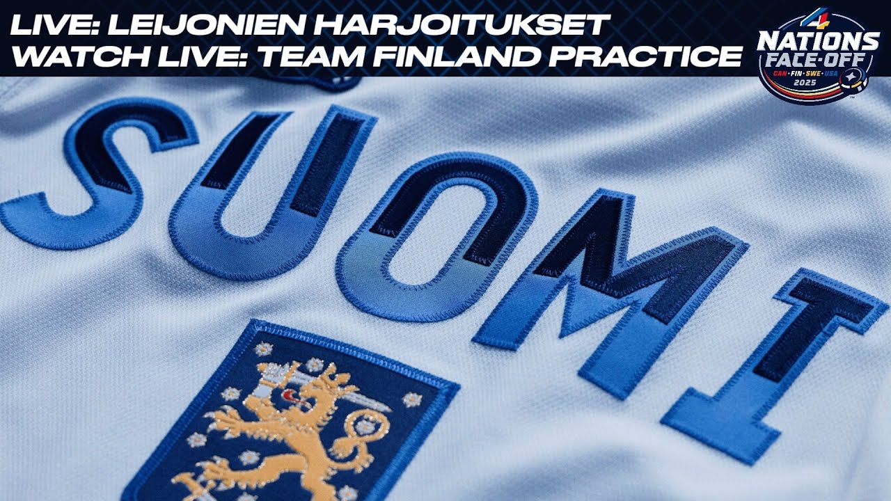 LIVE: Leijonien 4 Nations -harjoitukset Montrealissa | LIVE on the bench: Team Finland practice