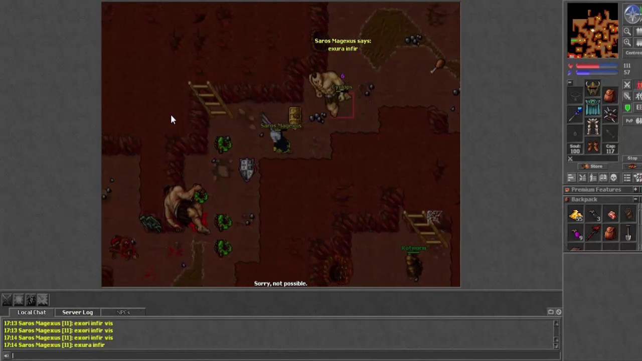Tibia Od 1 do 50 lv Facc #3 Historia druidki i knighta, 25% light ? BoleqxTV