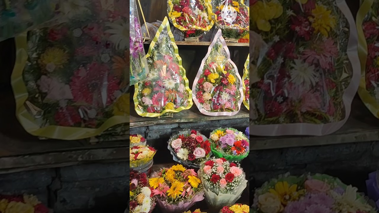 Fresh Flowers Everywhere! 🌺 Airport Gate 1 Market, Kolkata