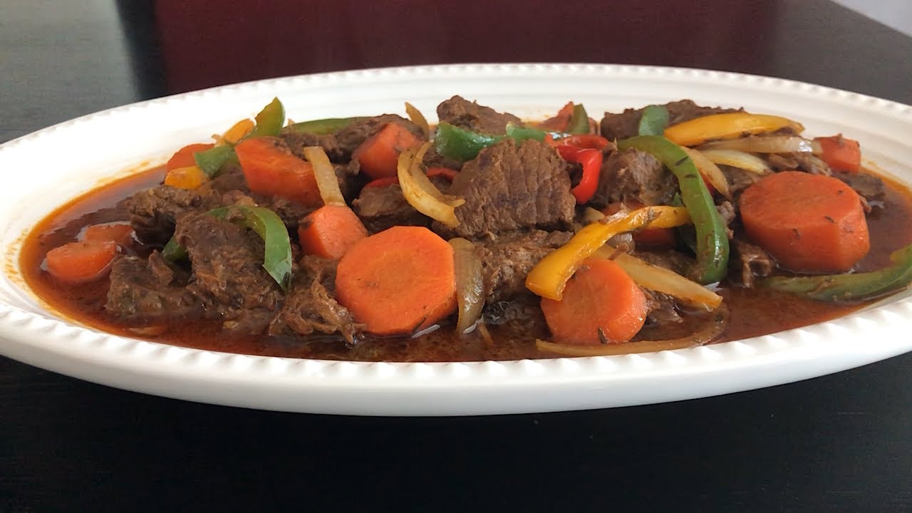 How to make Haitian style beef stew