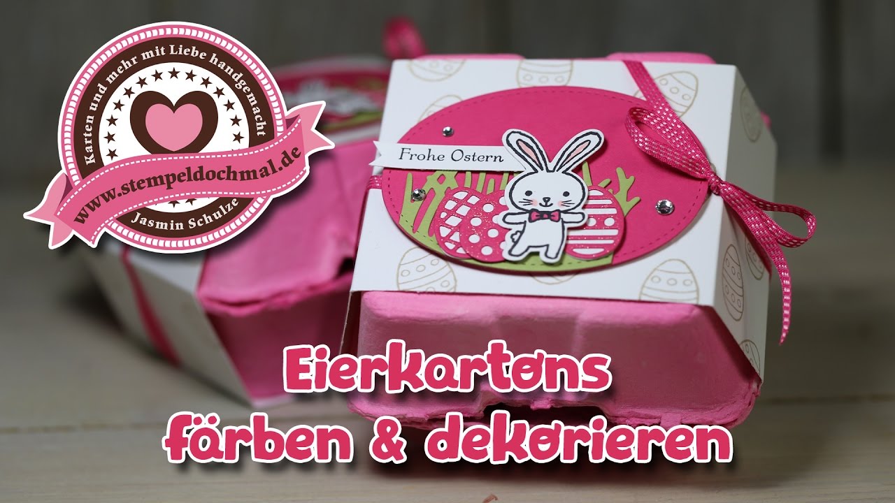 Tutorial: Eierkarton Färben und Dekorieren mit Produkten von Stampin' Up!