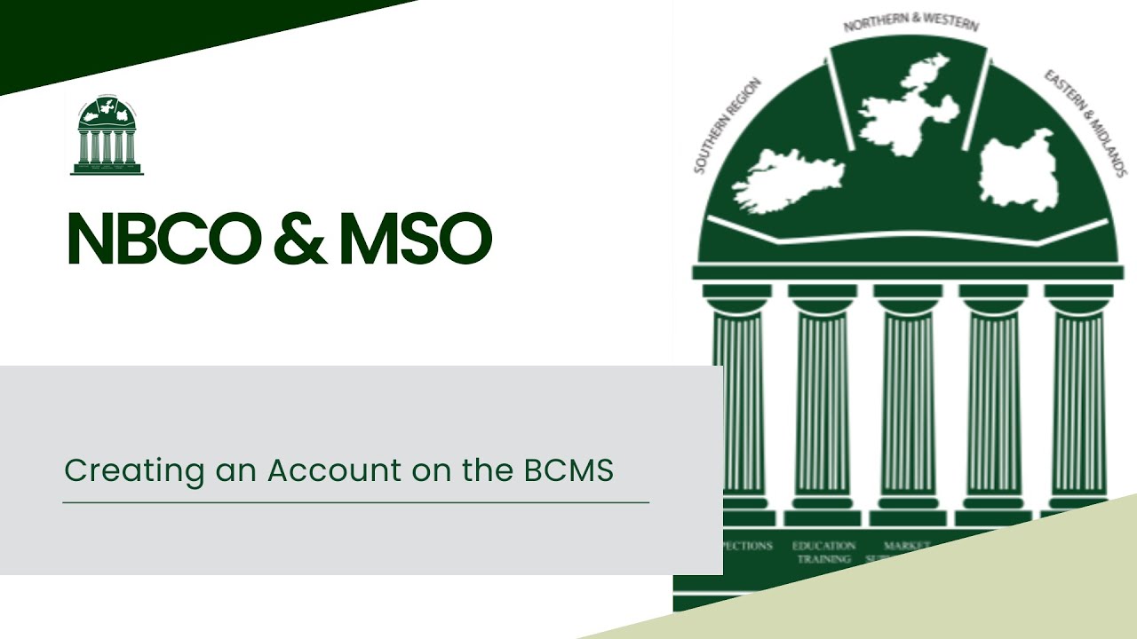 Создание учетной записи в BCMS