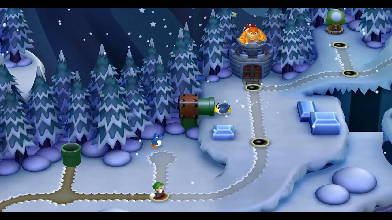 New Super Mario Bros U -Frosted Glacier