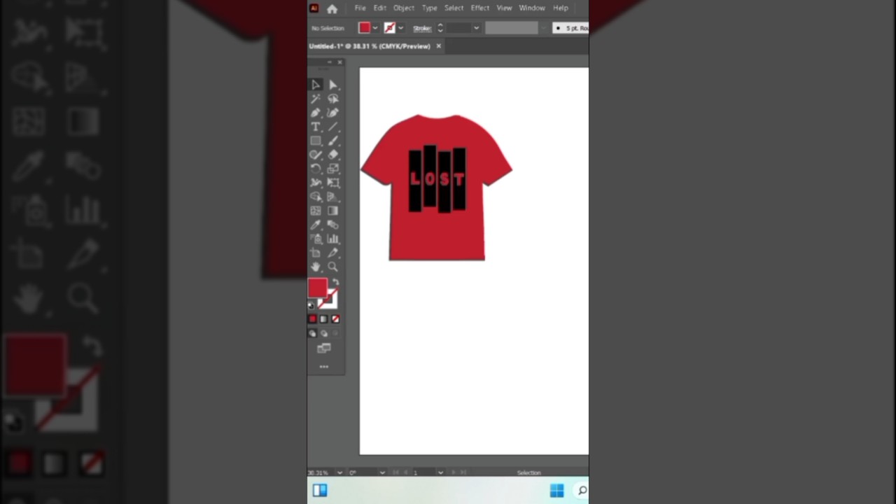 T-shirt design in adobe illustrator/t-shirt design tutorial.
