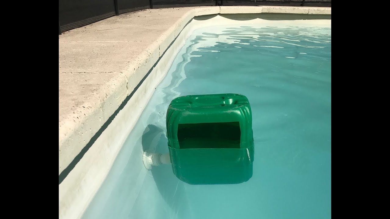 Skimmer casero para piscina con bidon de 10L