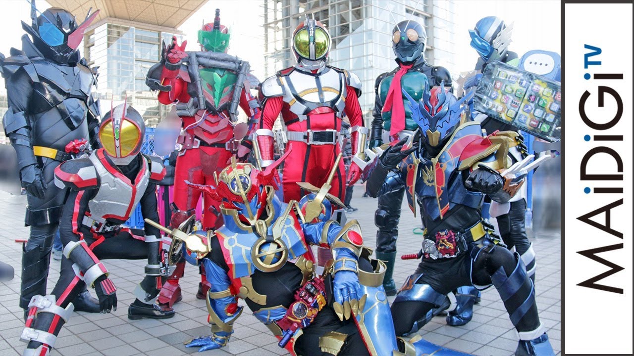 ビルド、クローズ、エボル…仮面ライダーが集結！ブラッドスタークも　「コミケ95」コスプレ
