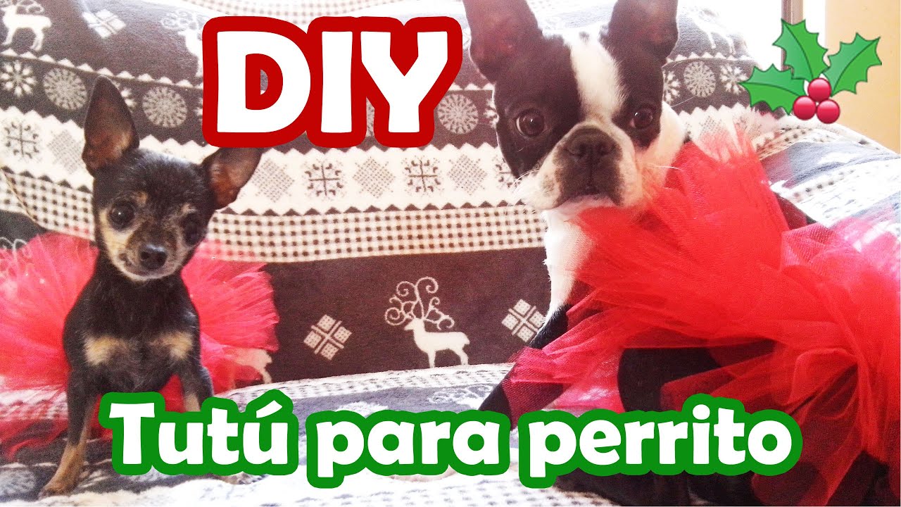 DIY ❄Tutu para perrito❄ Navideño